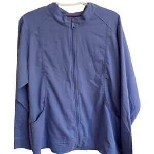 Healing Hands Purple Label Blue Scrubs Size L Medical Work Dental